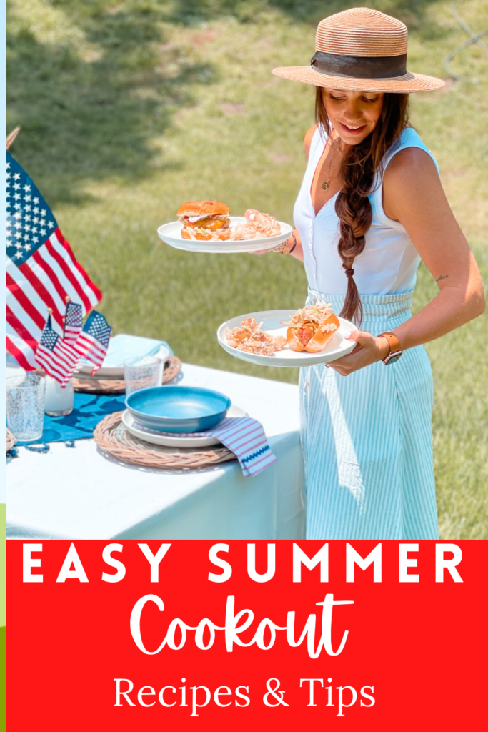 Easy Summer Cookout Recipes & Tips - Designing Danielle